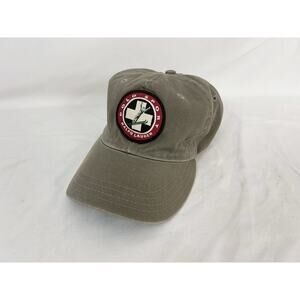 Vintage 1990s POLO SPORT Ralph Lauren Suicide Ski Spell Out Strapback Hat Rare